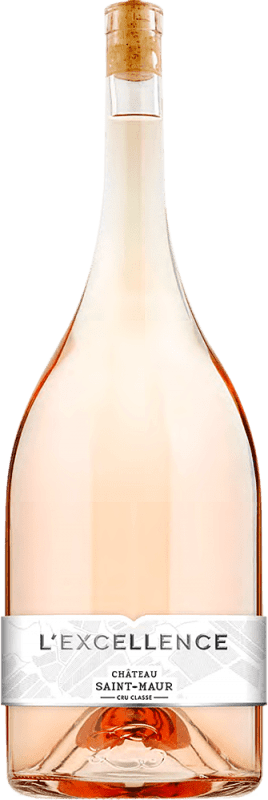 424,95 € Envio grátis | Vinho rosé Château Saint Maur Excellence Rosé A.O.C. Côtes de Provence Garrafa Imperial-Mathusalem 6 L