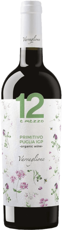 12,95 € | Красное вино Varvaglione 12 e Mezzo Tinto Ecológico I.G.T. Puglia Апулия Италия Primitivo 75 cl