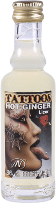 4,95 € Envoi gratuit | Tequila Antonio Nadal Jet Boom Tattoos Bouteille Miniature 4 cl