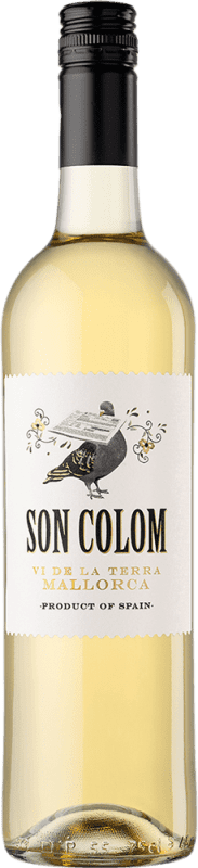 Envio grátis | Vinho Branco Family Owned Son Colom I.G.P. Vi de la Terra de Mallorca Maiorca Espanha Macabeo, Chardonnay, Parellada, Moscatel, Premsal 75 cl