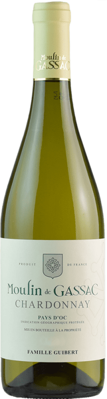 免费送货 | 白葡萄酒 Moulin de Gassac I.G.P. Vin de Pays d'Oc 法国 Chardonnay — 莎当妮 75 cl