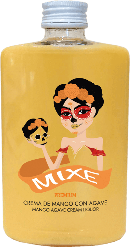 Spedizione Gratuita | Crema di Liquore Mixe Spagna Piccola Fiaschetta 35 cl Agave, Mango, Tequila