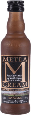 3,95 € Envio grátis | Licor Creme Metla Garrafa Miniatura 2 cl