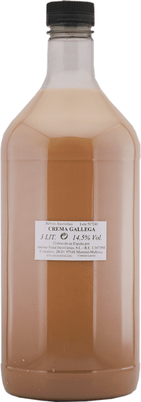 45,95 € Бесплатная доставка | Сливочный ликёр Antonio Nadal Orujo Канистра 3 L