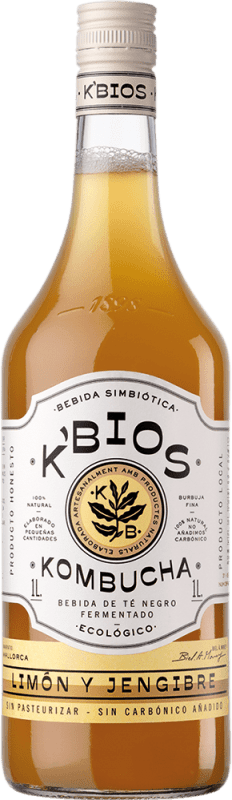 Free Shipping | Soft Drinks K-Bios Kombutxa Limón y Jengibre Spain 1 L