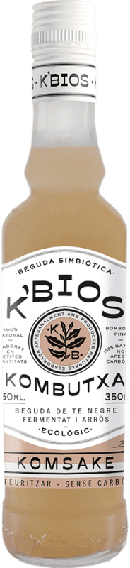 Kostenloser Versand | Getränke und Mixer K-Bios Kombutxa Komsake Ecológico Spanien Ökologisch Drittel-Liter-Flasche 35 cl Alkoholfrei