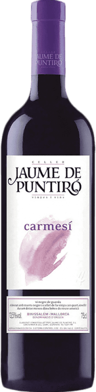 41,95 € | Red wine Jaume de Puntiró JP Tinto D.O. Binissalem Spain Cabernet Sauvignon, Mantonegro 75 cl