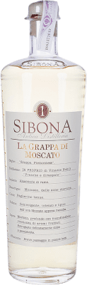 Grappa Sibona Moscato Botella Especial 1,5 L