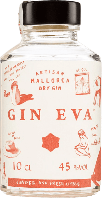 17,95 € Kostenloser Versand | Gin Gin Eva Clásico Miniaturflasche 10 cl