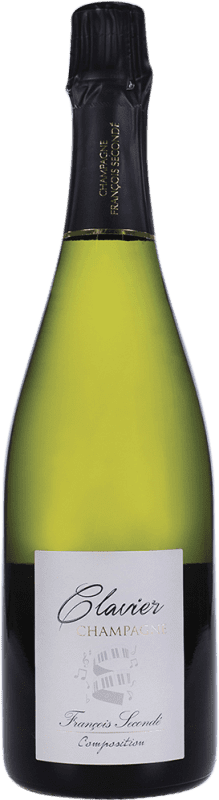 47,95 € | 白スパークリングワイン Francois Secondé Clavier Cuvée Brut A.O.C. Champagne シャンパン フランス Pinot Black, Chardonnay 75 cl