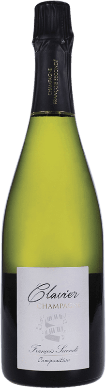 76,95 € Spedizione Gratuita | Spumante bianco Francois Secondé Clavier Cuvée Brut A.O.C. Champagne