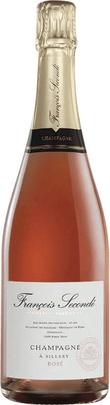 51,95 € | Espumante rosé Francois Secondé Rosé Brut A.O.C. Champagne Champagne França Pinot Preto 75 cl