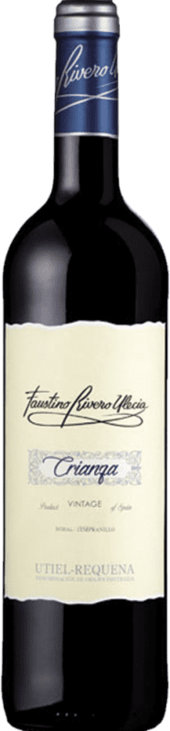 3,95 € | Red wine Faustino Rivero Ulecia Tinto Aged D.O. Utiel-Requena Spain Tempranillo, Bobal 75 cl