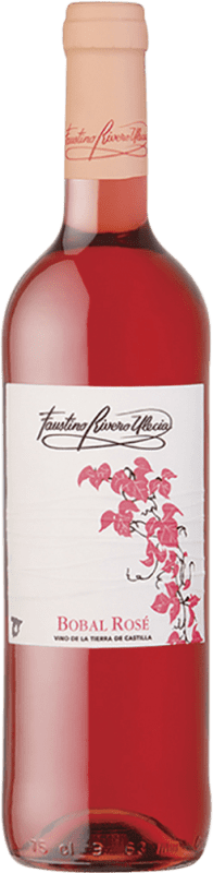 Kostenloser Versand | Roséwein Faustino Rivero Rosado I.G.P. Vino de la Tierra de Castilla Spanien Bobal 75 cl