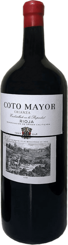 128,95 € Free Shipping | Red wine Coto de Rioja Coto Mayor Aged D.O.Ca. Rioja Special Bottle 5 L