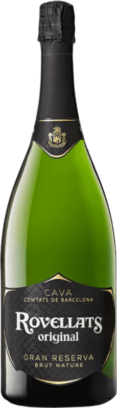 41,95 € | White Sparkling Wine Rovellats Original Brut Nature D.O. Cava Spain Macabeo, Xarel·lo, Parellada Magnum Bottle 1,5 L