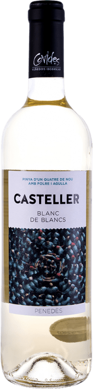 5,95 € | 白酒 Covides Casteller Blanc de Blancs D.O. Penedès 西班牙 Macabeo, Xarel·lo, Parellada 75 cl