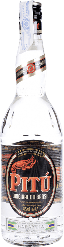 Envio grátis | Cachaça Pitú Brasil 70 cl