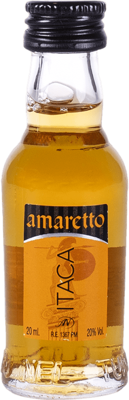 Envio grátis | Amaretto Antonio Nadal Ítaca Espanha Garrafa Miniatura 2 cl