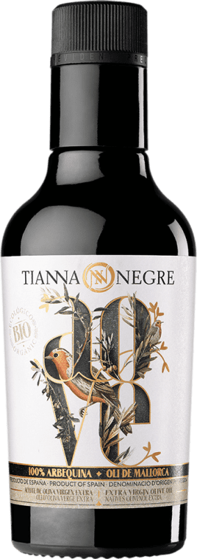 12,95 € Envio grátis | Azeite de Oliva Tianna Negre AOVE Virgem Extra D.O. Oli de Mallorca Garrafinha 25 cl