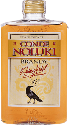 Free Shipping | Brandy Antonio Nadal Conde Noluki Spain Small Hip Flask 35 cl