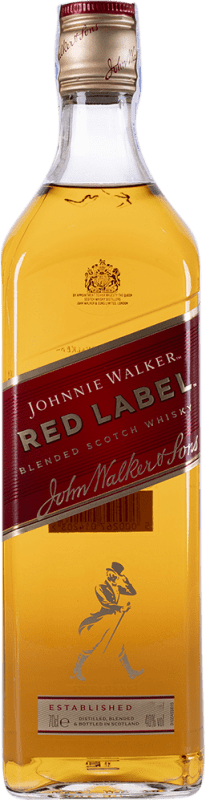 Envoi gratuit | Blended Whisky Johnnie Walker Red Label sin Dosificador Ecosse Royaume-Uni 70 cl