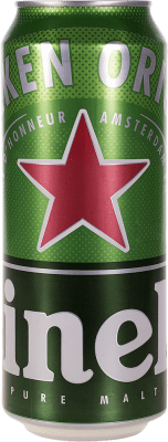 Free Shipping | 24 units box Beer Heineken Netherlands Can 50 cl