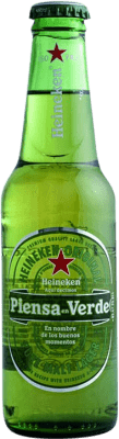 Kostenloser Versand | 24 Einheiten Box Bier Heineken Niederlande Kleine Flasche 25 cl