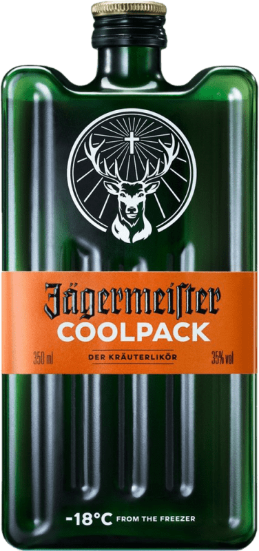 Free Shipping | 6 units box Herbal liqueur Mast Jägermeister CoolPack Germany Hip Flask Bottle 35 cl