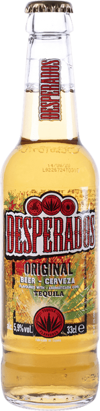 59,95 € Envoi gratuit | Boîte de 24 unités Bière Desperados Bouteille Tiers 33 cl