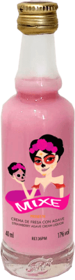 59,95 € Spedizione Gratuita | Scatola da 25 unità Crema di Liquore Mixe Fresa Bottiglia Miniatura 4 cl