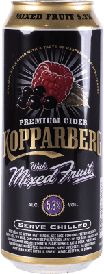 Kostenloser Versand | 24 Einheiten Box Cidre Kopparberg Mix Fruit Schweden Alu-Dose 50 cl