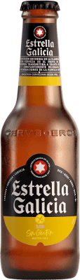 29,95 € | Scatola da 24 unità Birra Estrella Galicia Sin Gluten Spagna Piccola Bottiglia 25 cl