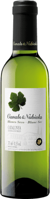 Коробка из 24 единиц Canals & Nubiola Blanco Catalunya Половина бутылки 37 cl