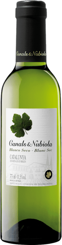 111,95 € 送料無料 | 24個入りボックス 白ワイン Canals & Nubiola Blanco D.O. Catalunya ハーフボトル 37 cl