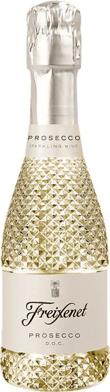 132,95 € Бесплатная доставка | Коробка из 24 единиц Белое игристое вино Freixenet D.O.C. Prosecco Мини-бутылка 20 cl