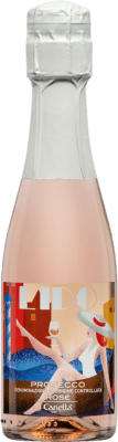 93,95 € | Caja de 24 unidades Espumoso Rosado Canella Lido Rosé — Rosado D.O.C. Prosecco Italia Botellín 20 cl