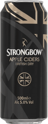 58,95 € Envío gratis | Caja de 24 unidades Sidra Strongbow Lata 50 cl Manzana