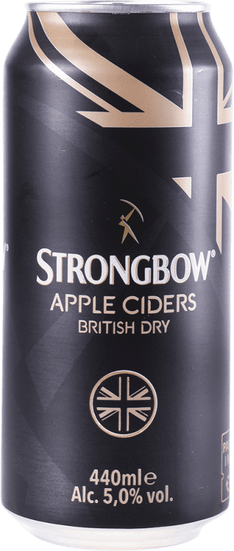 64,95 € Free Shipping | 24 units box Cider Strongbow Can 37 cl