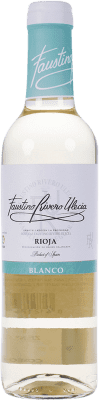 Envoi gratuit | Boîte de 24 unités Vin blanc Faustino Rivero Blanco D.O.Ca. Rioja La Rioja Espagne Viura Demi- Bouteille 37 cl