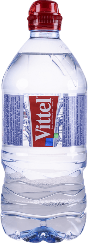 Kostenloser Versand | 15 Einheiten Box Wasser Vittel Mineral Natural — Natürliches Mineral Frankreich 75 cl