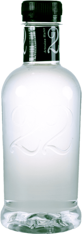 34,95 € Envío gratis | Caja de 12 unidades Agua 22 Artesian Water Botellín Tercio 33 cl PET