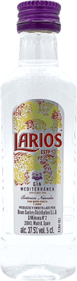 Gin 12 units box Larios Miniature Bottle 5 cl