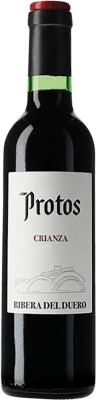 12 Einheiten Box Protos Tempranillo Ribera del Duero Alterung Halbe Flasche 37 cl