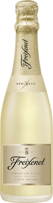 105,95 € 免费送货 | 盒装12个 白起泡酒 Freixenet Carta Nevada 半干半甜 D.O. Cava 半瓶 37 cl