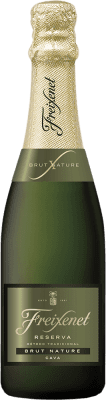 98,95 € | 12 units box White Sparkling Wine Freixenet Brut Nature D.O. Cava Spain Macabeo, Parellada Half Bottle 37 cl