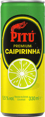 カチャザ 12個入りボックス Pitú Caipirinha アルミ缶 33 cl