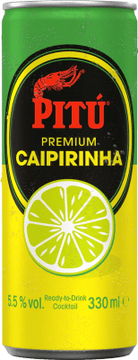 35,95 € | Boîte de 12 unités Cachaça Pitú Caipirinha Brésil Canette 33 cl