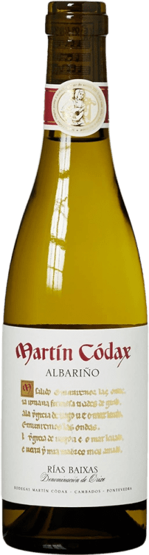 173,95 € Kostenloser Versand | 12 Einheiten Box Weißwein Martín Códax D.O. Rías Baixas Halbe Flasche 37 cl