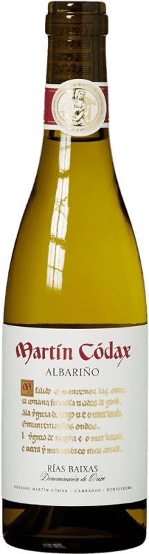151,95 € Kostenloser Versand | 12 Einheiten Box Weißwein Martín Códax D.O. Rías Baixas Halbflasche 37 cl